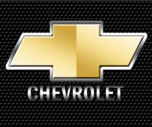 Puzzle Λογότυπο της Chevrolet, αμερικανικής αυτοκινητοβιομηχανίας μάρκας